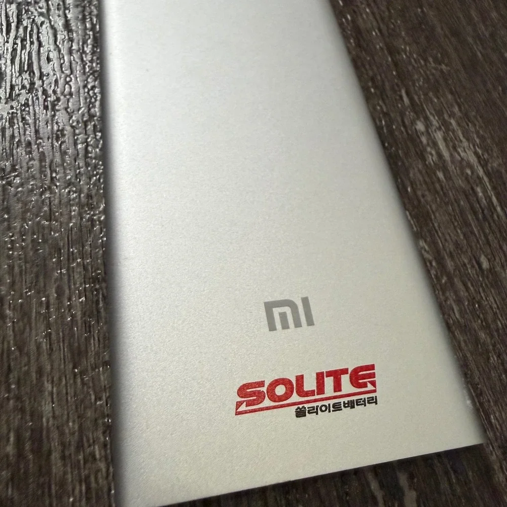 Xiaomi Mi Power Bank Silver Slim Portable External Battery Charger